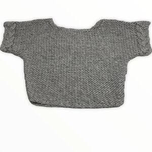 Kenji Hand Knit Gray Sweater size Large